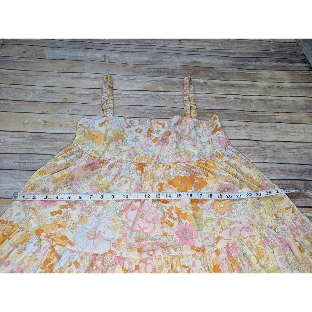 Free People Women's Park Slope Maxi Dess Floral Blossom Light Boho